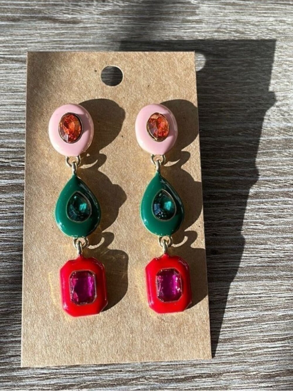 Statement drop earringsM253
